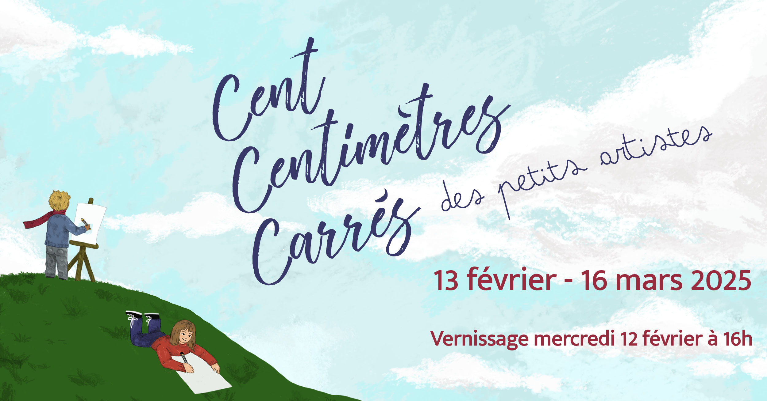 Exposition “Cent Centimètres Carrés des petits artistes”