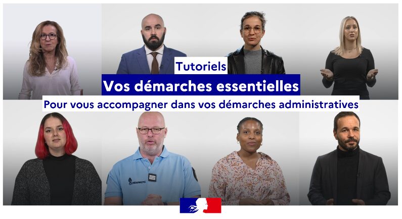 Tutoriels vidéo sur les démarches administratives